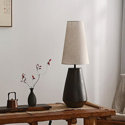 TaperedGlow - Lampe de table en céramique