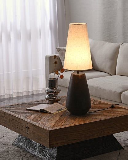 TaperedGlow - Lampe de table en céramique