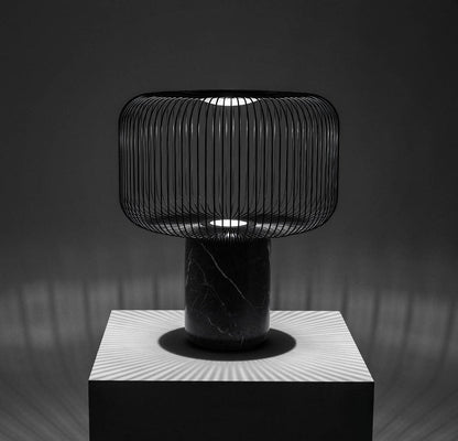 LuxeKeshi - Table Lamp with Modern Base and Subtle Lighting
