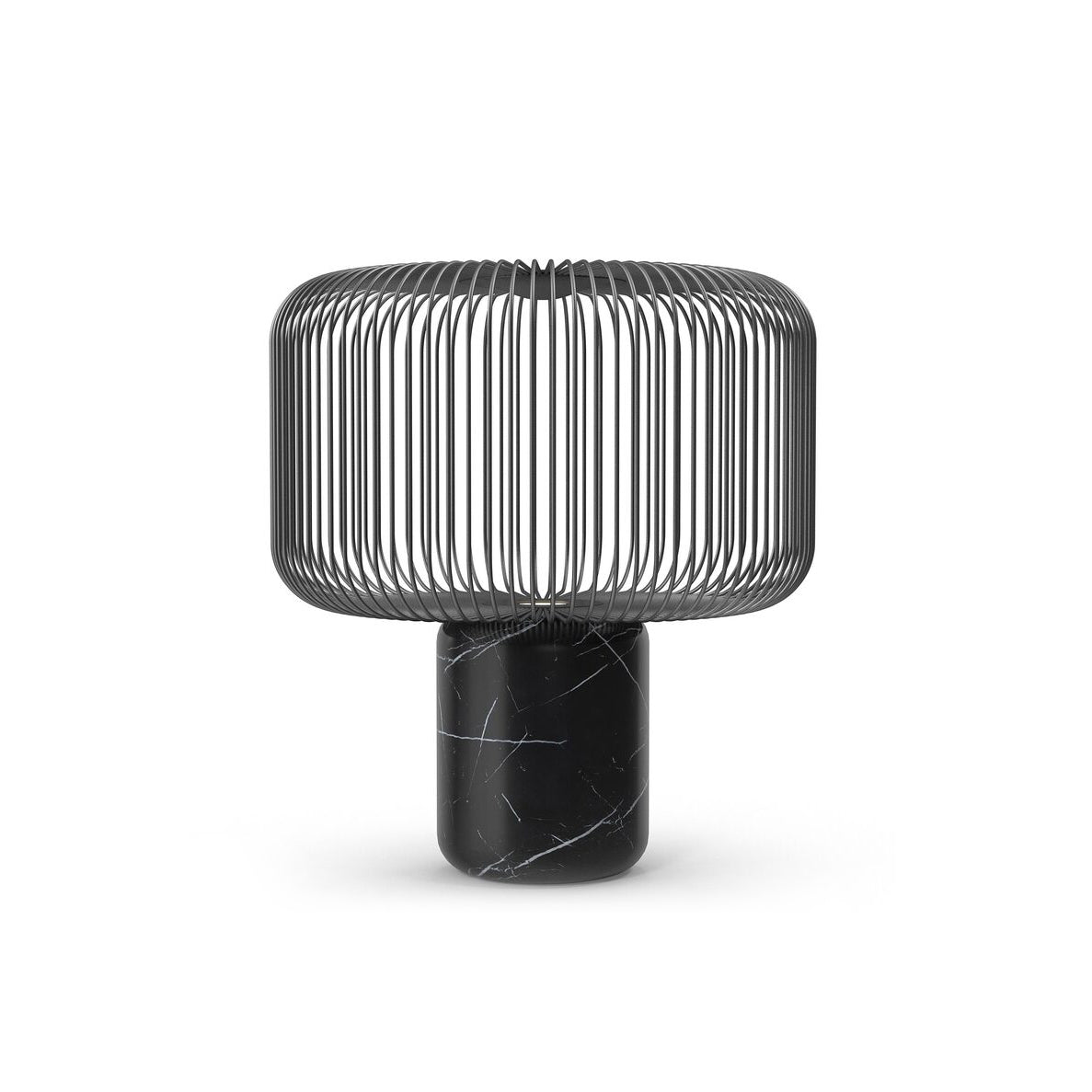LuxeKeshi - Table Lamp with Modern Base and Subtle Lighting