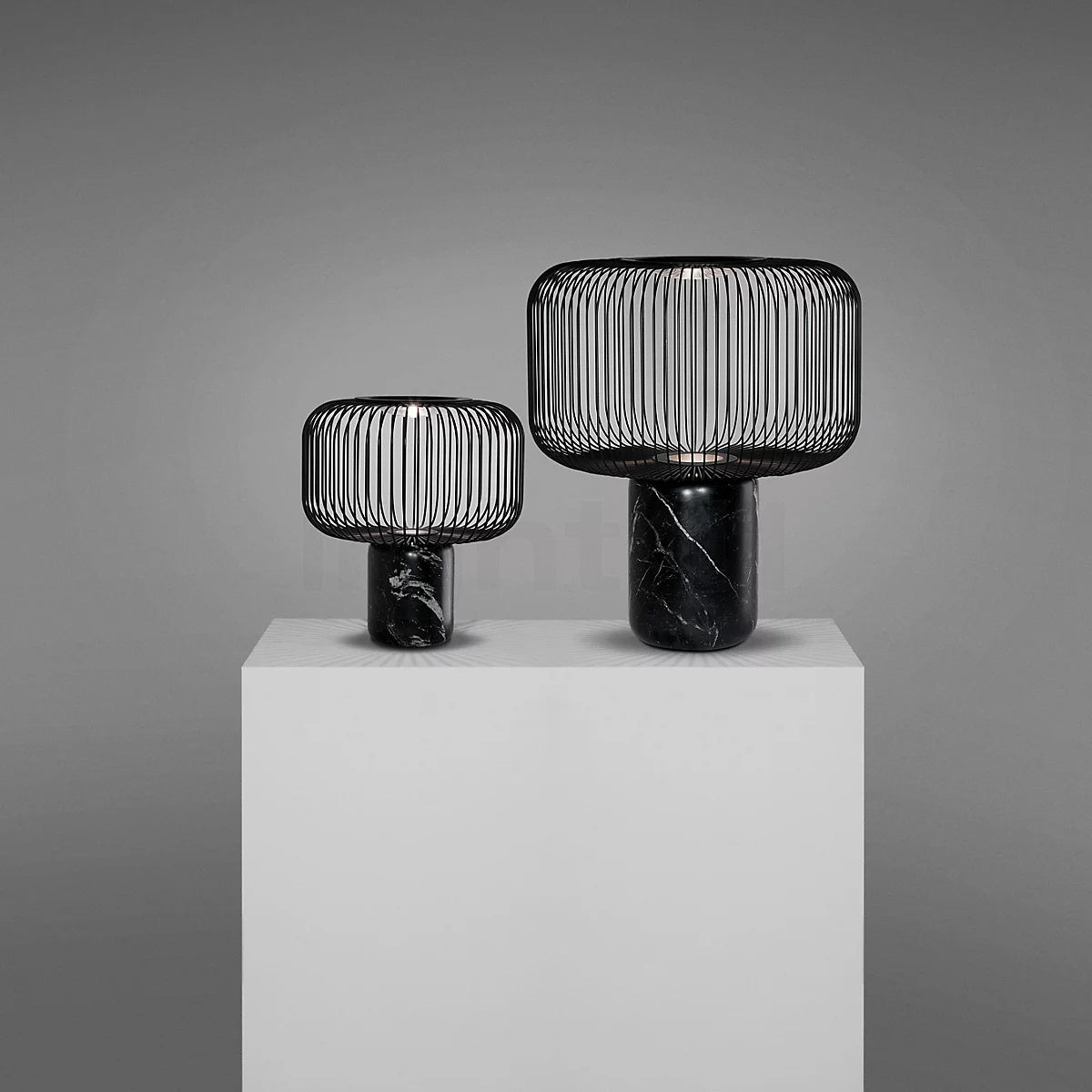 LuxeKeshi - Table Lamp with Modern Base and Subtle Lighting