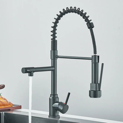 SpringFlow – Køkkenarmatur med dobbelt tud