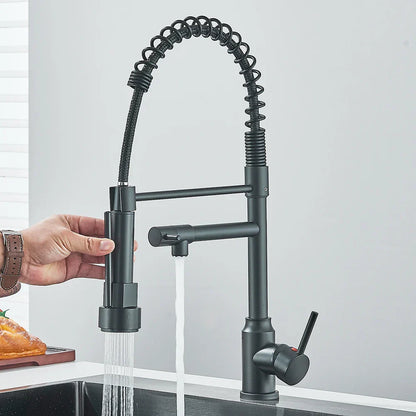 SpringFlow – Køkkenarmatur med dobbelt tud