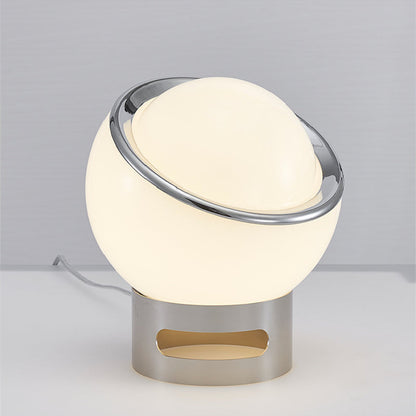Lampe de table à abat-jour en verre unique
