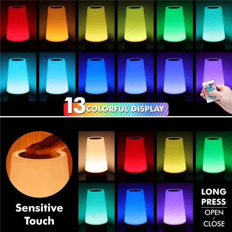 ColorFlow - Genopladelig natlampe med spektrum