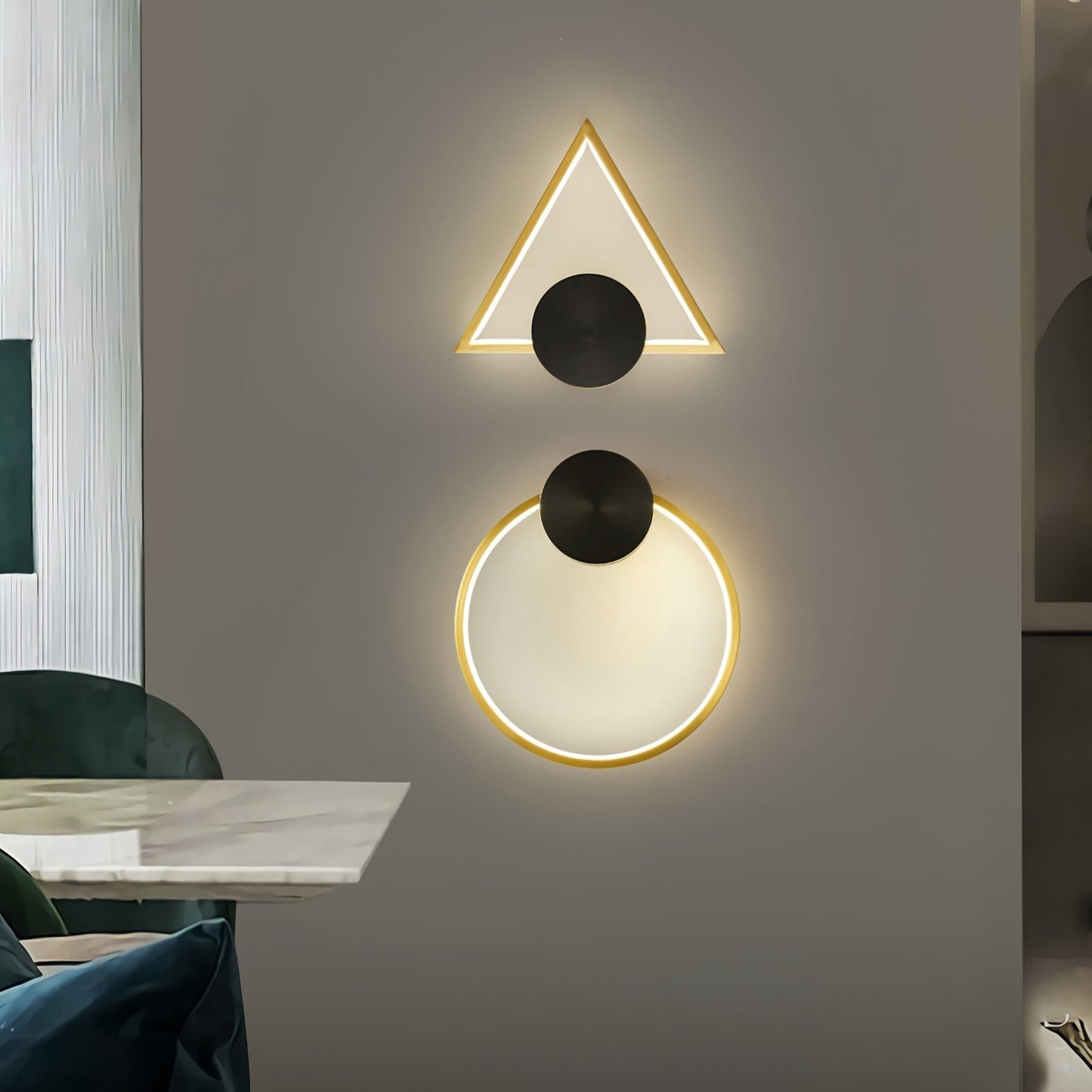 GeoBeam - Væglampe i geometrisk design