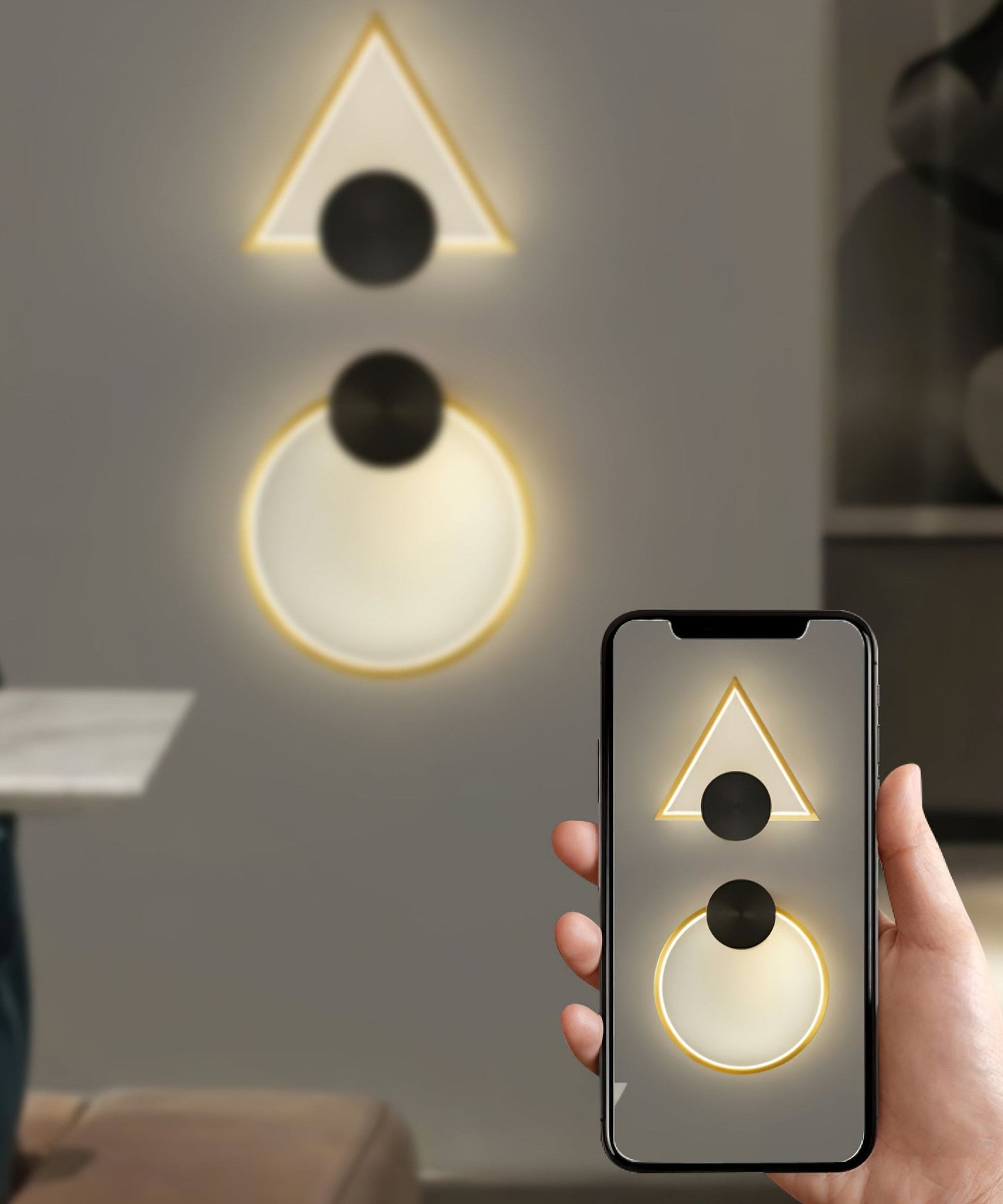 GeoBeam - Væglampe i geometrisk design