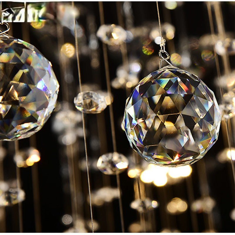CrystalLume - Plafonnier LED rond de luxe