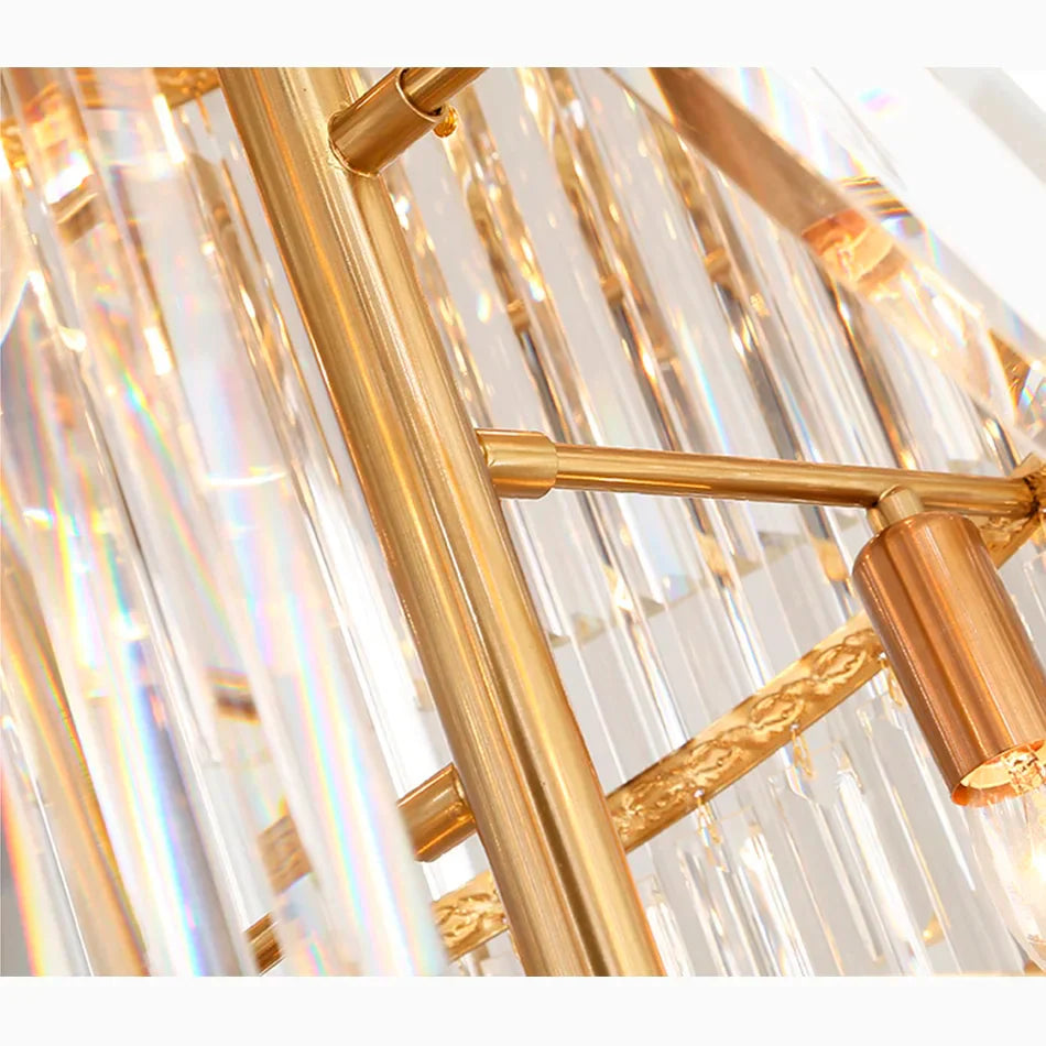 EmpireGold - Monumental Crystal Chandelier in Gold