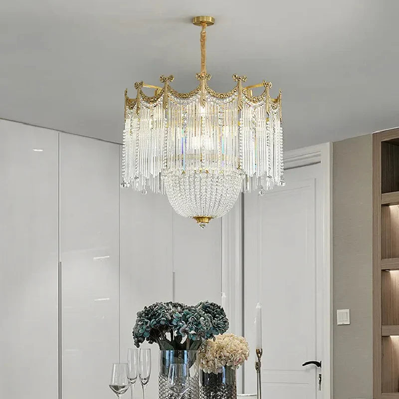 BrightOpal - Elegant Crystal Pendant Light