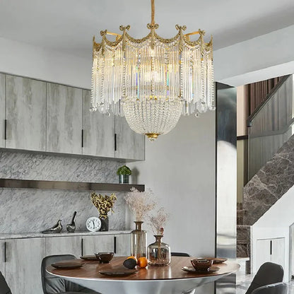 BrightOpal - Elegant Crystal Pendant Light