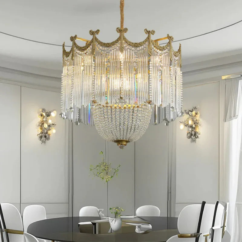 BrightOpal - Elegant Crystal Pendant Light