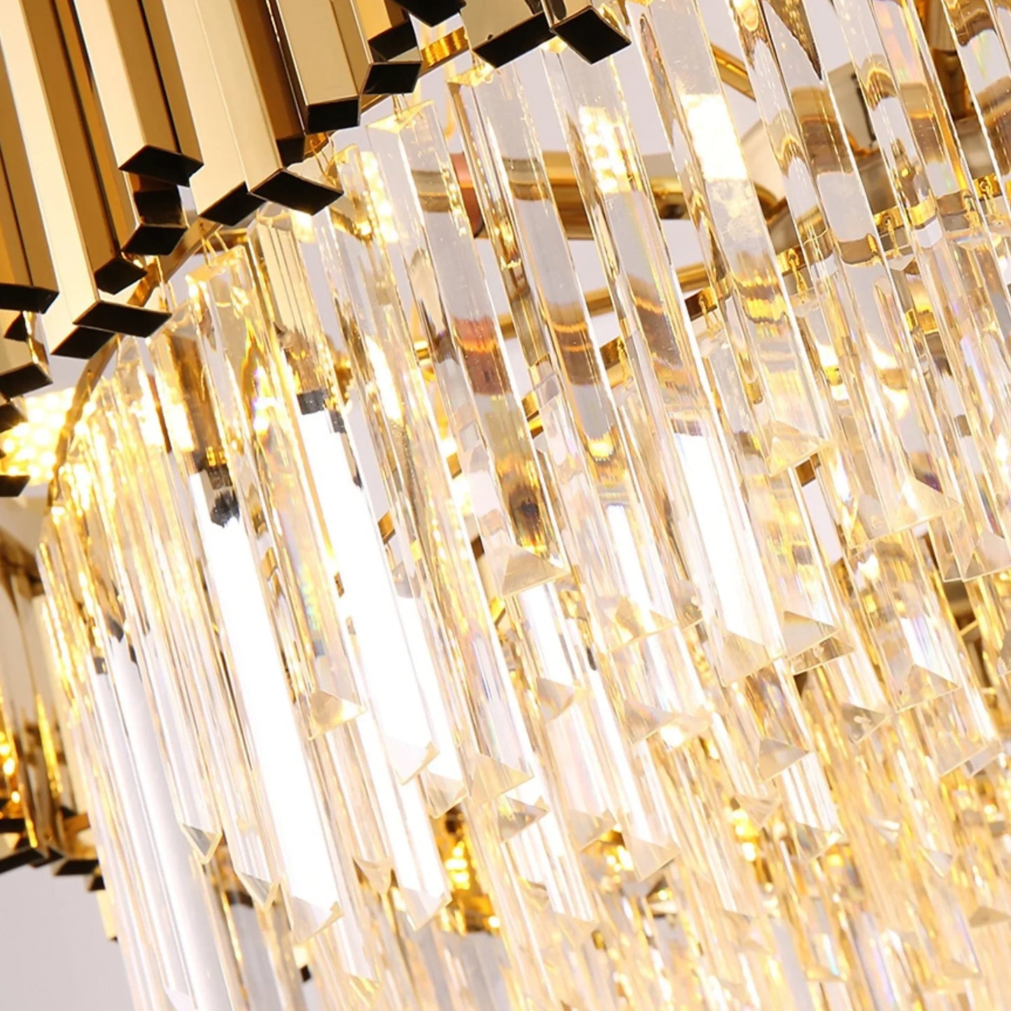 EmpireGold - Monumental Crystal Chandelier in Gold