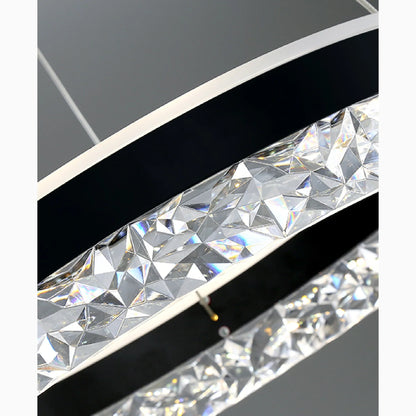 LumiRing - Crystal Ring-Shaped Chandelier