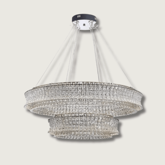 GlanzAura - Elegant Pendant Light with Sparkling Crystals