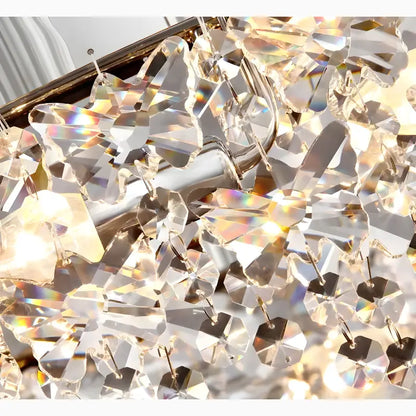 ShineLuxe - Modern Crystal Chandelier with LED Lighting