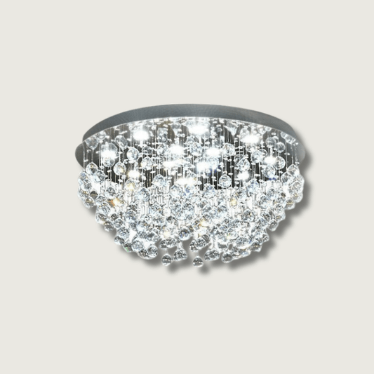 CrystalLume - Luxe Round LED Ceiling Light