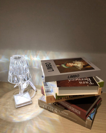 SparkLicht - Lampe de table moderne avec LED et effet glamour