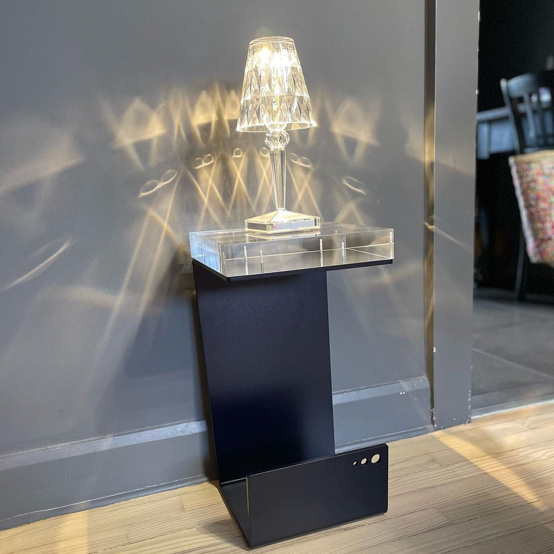 SparkLicht - Lampe de table moderne avec LED et effet glamour