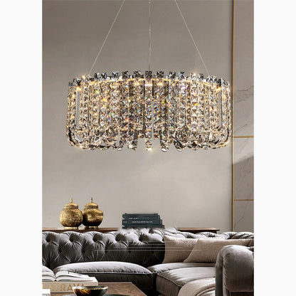 GlitterGlow - Luksuriøs krystall LED-lysekrone