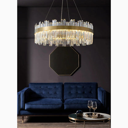 VetroGlow - Moderne glas trommelysependel