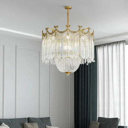 BrightOpal - Elegant Crystal Pendant Light