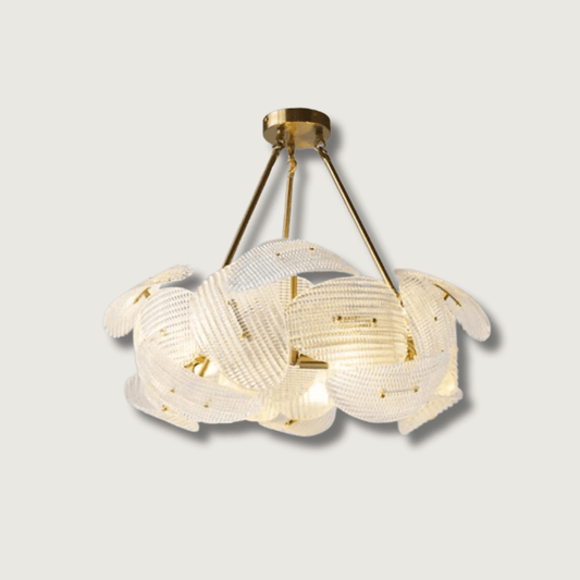BloomAura - Elegant Large Flower Chandelier