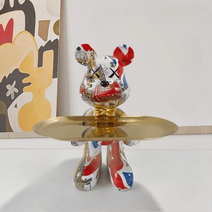 ArtBear - Bear Sculpture with Tray