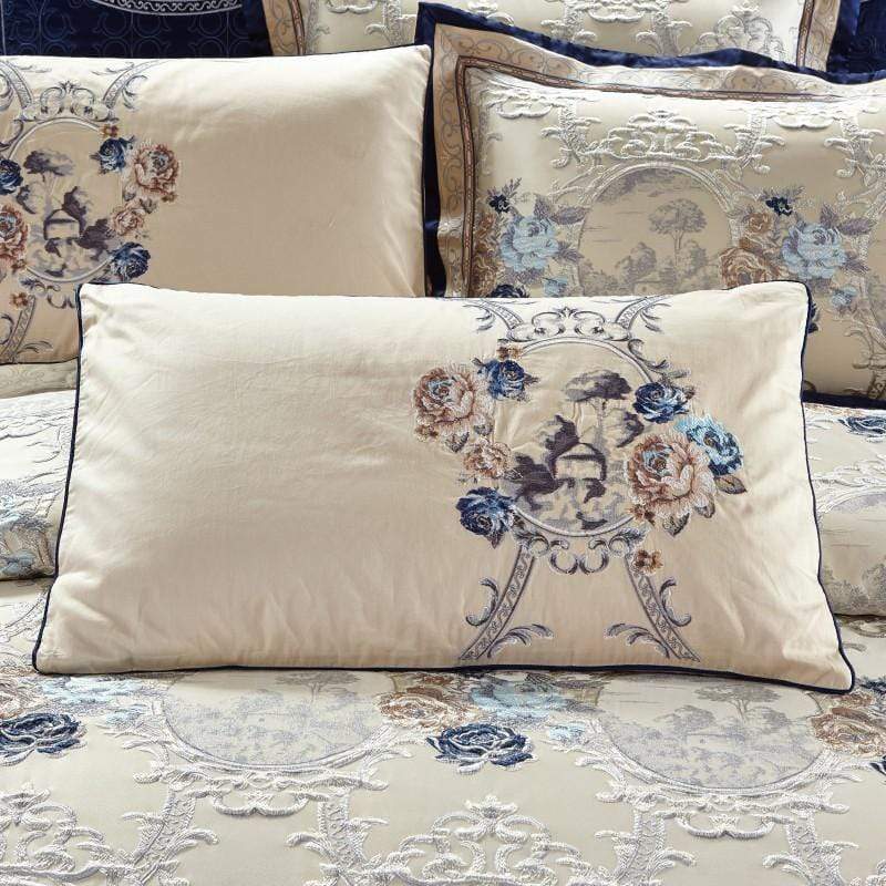 Jacquard Elegance - Orientalisk Bomuld-Silke Sengetøj