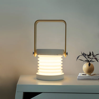 LanternLuxe - Lampe de table lanterne portable avec une lueur chaleureuse et un design élégant