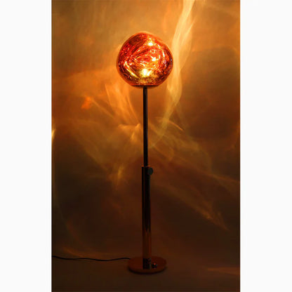 VertoGlow - Lampe sur pied en pierre de lave dimmable