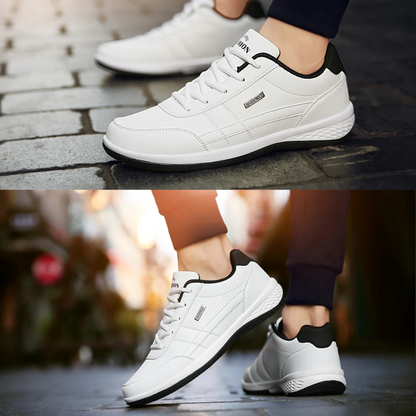 Baskets pour hommes - Cuir et orthopédiques - Renzo