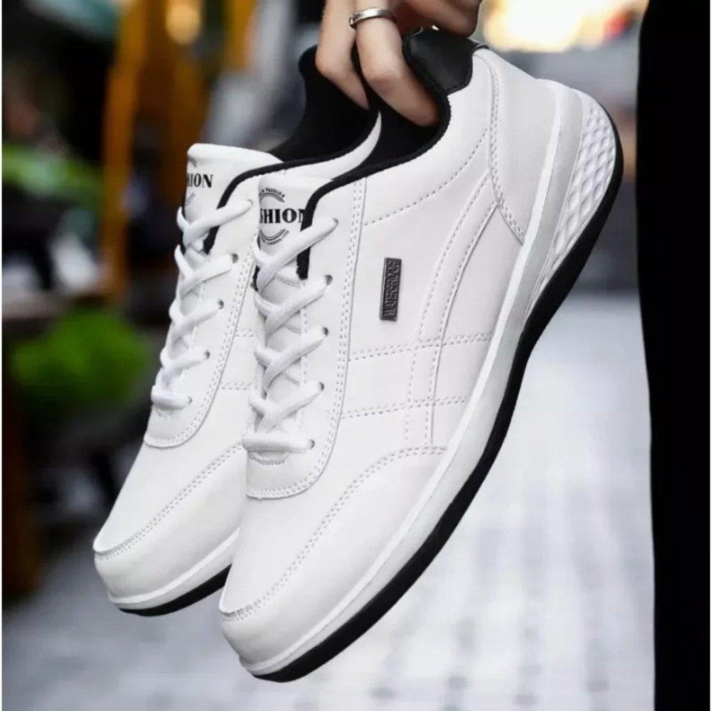 Baskets pour hommes - Cuir et orthopédiques - Renzo