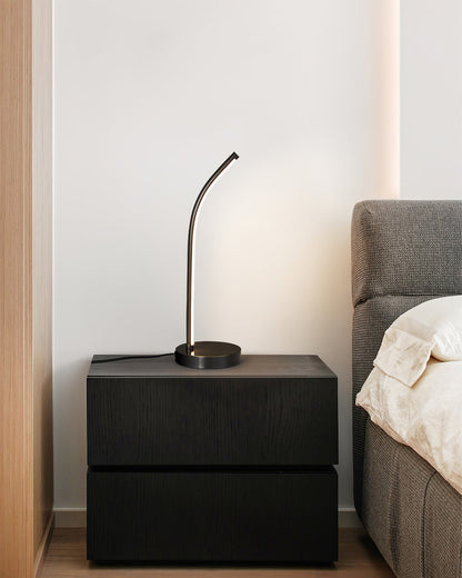LinearGlow – Minimalistisk bordlampe med dæmpbar LED
