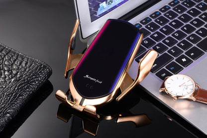 Support de téléphone à serrage automatique