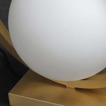 BrassGlow - Table Lamp with Brass Finish and Ambient Light