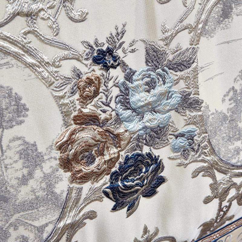 Jacquard Elegance - Orientalisk Bomuld-Silke Sengetøj