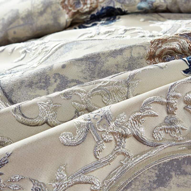 Jacquard Elegance - Orientalisk Bomuld-Silke Sengetøj