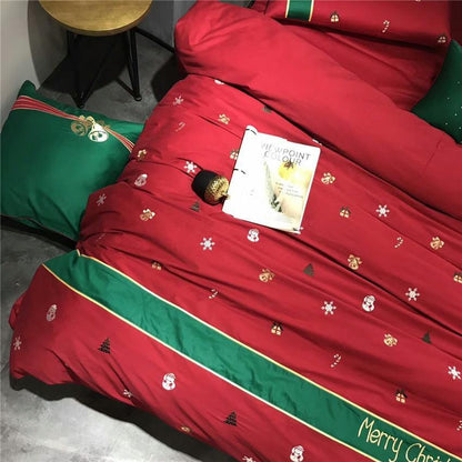 WinterMagic - Parure de housse de couette en coton égyptien