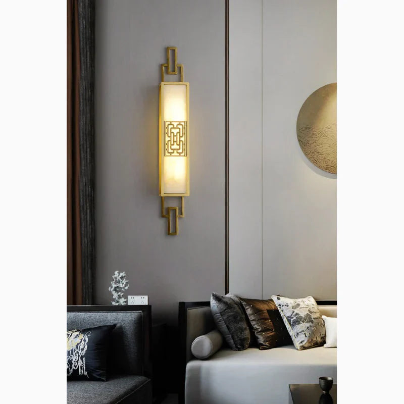 LuxCopper - Wall Lamp in Chinese Style