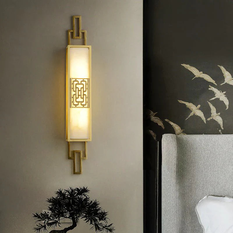 LuxCopper - Wall Lamp in Chinese Style