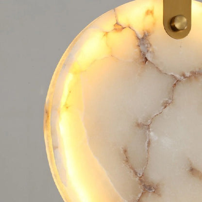 MarbleGlow - Ring Chandelier