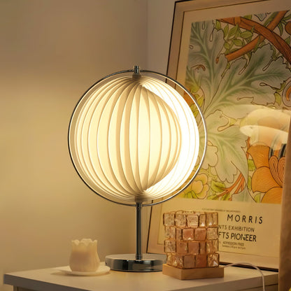 LunaGlow - Rotatable Table Lamp in Chrome
