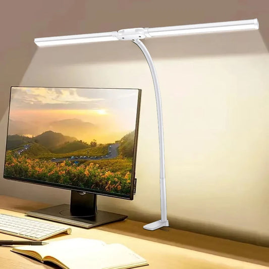 BriLight – Modern Double LED Desk Lamp for Stylish Lighting