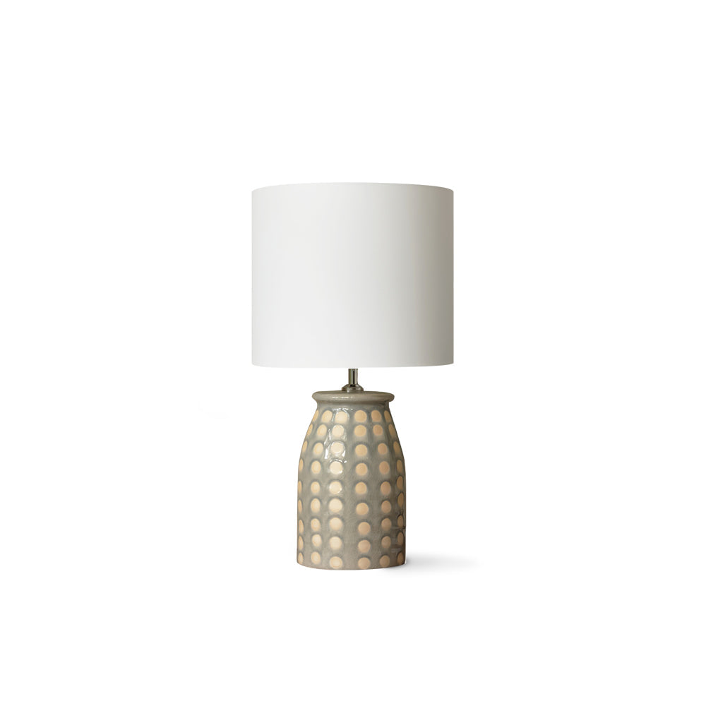 PatternLuxe – Farverig keramisk bordlampe med klassisk design