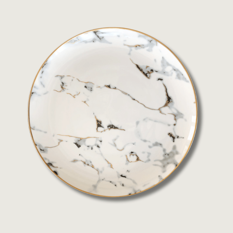 SolidStone - Ensemble de salle à manger en marbre durable