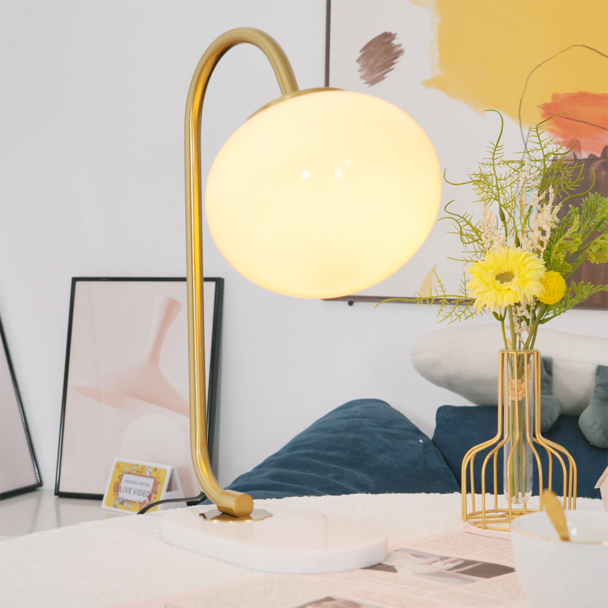CandyGlow - Legesyg bordlampe med inspiration fra skumfiduser