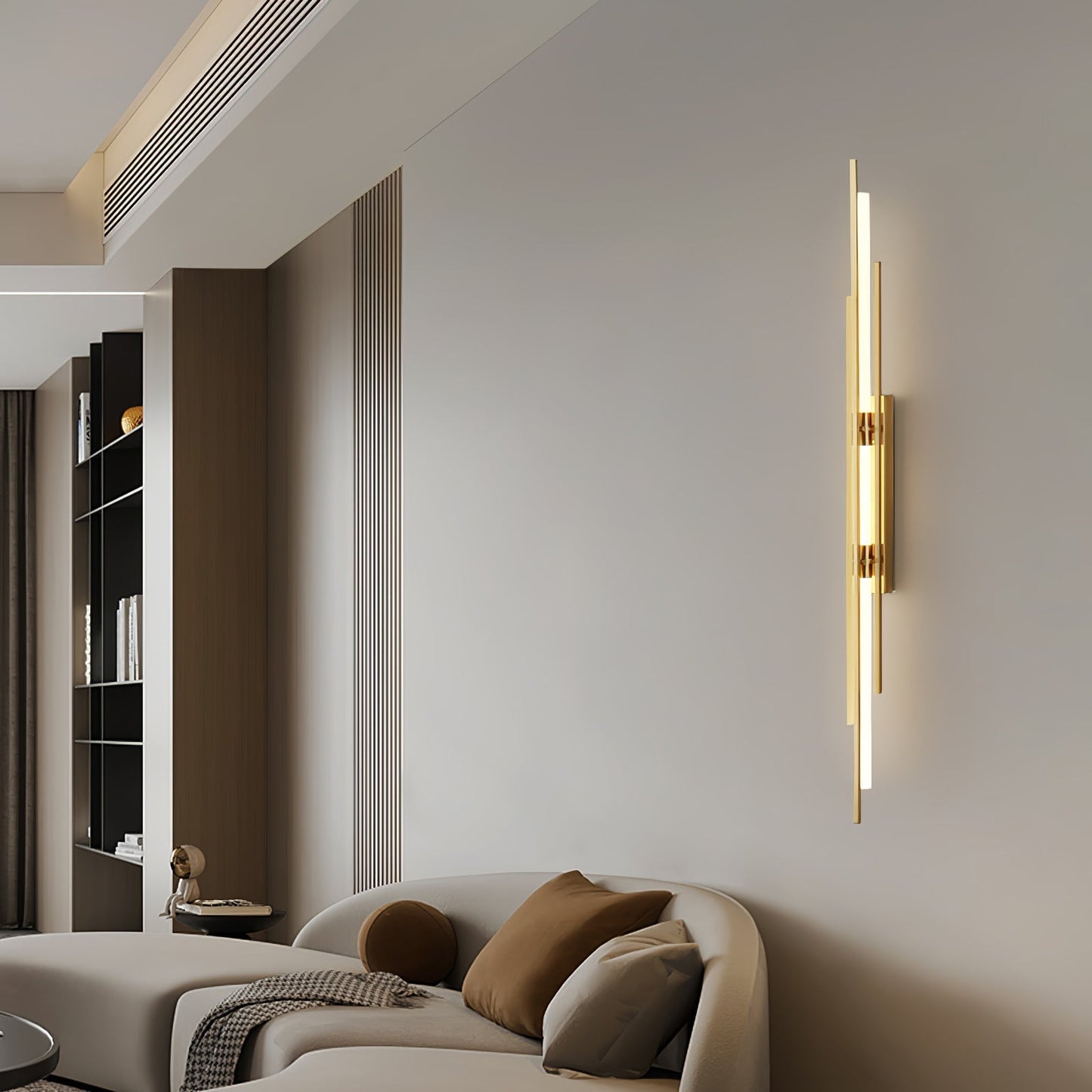 LuxeBeam - Luxe Guld Vægbelysning