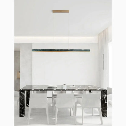 LumiStone - Sleek Modern Pendant Light with Marble Accents