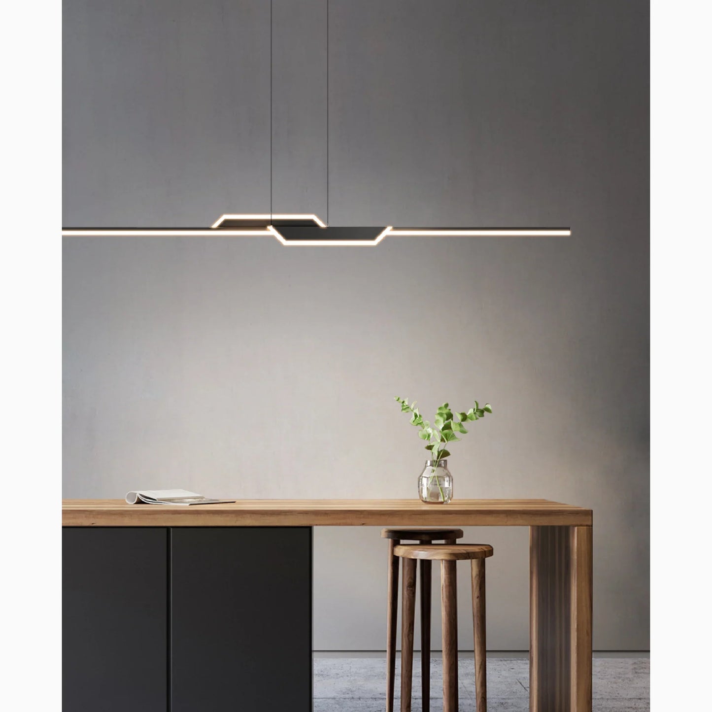 MinimalGlow - Lustre de style minimaliste pour salon